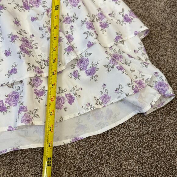 Scarlet Darkness Hottest Milkmaid Dress Womens XL Floral Babydoll Ditsy Soft NWT - Picture 11 of 13